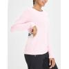 imagebaleaf Womens Sun Shirt UV Protection Shirts Rash Guard Pockets SPF UPF 50 Quick Dry Long Sleeve ClothingLight Pink