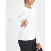 imagebaleaf Womens Sun Shirt UV Protection Shirts Rash Guard Pockets SPF UPF 50 Quick Dry Long Sleeve ClothingWhite