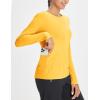 imagebaleaf Womens Sun Shirt UV Protection Shirts Rash Guard Pockets SPF UPF 50 Quick Dry Long Sleeve ClothingYellow