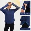 imagebaleaf Womens Sun Shirts UPF50 Half 14 Zip Shirt Rash Guard Long Sleeves SPF Lightweight Clothing UV Protection Hiking TopClassic Navy
