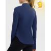 imagebaleaf Womens Sun Shirts UPF50 Half 14 Zip Shirt Rash Guard Long Sleeves SPF Lightweight Clothing UV Protection Hiking TopClassic Navy