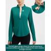 imagebaleaf Womens Sun Shirts UPF50 Half 14 Zip Shirt Rash Guard Long Sleeves SPF Lightweight Clothing UV Protection Hiking TopTeal