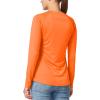 imagebaleaf Womens UPF 50 Sun Shirts Long Sleeve UV Protection Rash Guard Lightweight Quick Dry SPF Hiking Tops OutdoorA01orange