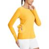 imagebaleaf Womens Sun Shirt UV Protection Shirts Rash Guard Pockets SPF UPF 50 Quick Dry Long Sleeve ClothingYellow