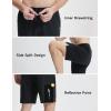 imagebaleaf Mens Athletic Running Shorts 9quot Quick Dry Workout Gym Shorts Lightweight Mesh 2 in 1 Shorts with Zipper PocketsBlack