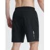 imagebaleaf Mens Athletic Running Shorts 9quot Quick Dry Workout Gym Shorts Lightweight Mesh 2 in 1 Shorts with Zipper PocketsBlack