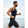 imagebaleaf Mens Athletic Running Shorts 9quot Quick Dry Workout Gym Shorts Lightweight Mesh 2 in 1 Shorts with Zipper PocketsNavy Blue