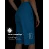 imagebaleaf Womens 14 Long Shorts Knee Length Capris Quick Dry Lightweight Cargo Hiking Cycling Zipper Pockets UPF 50Aqua Blue