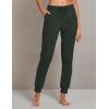 imagebaleaf Womens Sweatpants Cotton Joggers with Pockets Lounge Sweat Pants Tapered Casual Running Workout YogaArmy Green