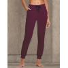 imagebaleaf Womens Sweatpants Cotton Joggers with Pockets Lounge Sweat Pants Tapered Casual Running Workout YogaBurgundy