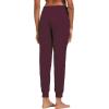 imagebaleaf Womens Sweatpants Cotton Joggers with Pockets Lounge Sweat Pants Tapered Casual Running Workout YogaBurgundy