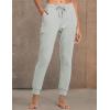 imagebaleaf Womens Sweatpants Cotton Joggers with Pockets Lounge Sweat Pants Tapered Casual Running Workout YogaIron Grey