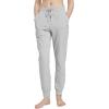 imagebaleaf Womens Sweatpants Cotton Joggers with Pockets Lounge Sweat Pants Tapered Casual Running Workout YogaLight Gray