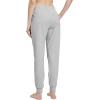 imagebaleaf Womens Sweatpants Cotton Joggers with Pockets Lounge Sweat Pants Tapered Casual Running Workout YogaLight Gray