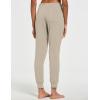 imagebaleaf Womens Sweatpants Cotton Joggers with Pockets Lounge Sweat Pants Tapered Casual Running Workout YogaLight Khaki