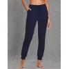 imagebaleaf Womens Sweatpants Cotton Joggers with Pockets Lounge Sweat Pants Tapered Casual Running Workout YogaNavy Blue