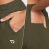 imagebaleaf Womens Sweatpants Cotton Joggers with Pockets Lounge Sweat Pants Tapered Casual Running Workout YogaOlive Green