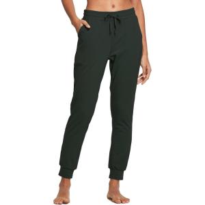 imagebaleaf Womens Sweatpants Cotton Joggers with Pockets Lounge Sweat Pants Tapered Casual Running Workout YogaArmy Green