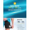 imagebaleaf Mens Mountain Bike Shorts 4D Padded Loosefit MTB Cycling Lightweight Bicycle Biking Shorts Zipper PocketsAqua Blue
