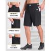 imagebaleaf Mens Mountain Bike Shorts 4D Padded Loosefit MTB Cycling Lightweight Bicycle Biking Shorts Zipper PocketsBlack