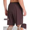 imagebaleaf Mens Mountain Bike Shorts 4D Padded Loosefit MTB Cycling Lightweight Bicycle Biking Shorts Zipper PocketsDark Brown
