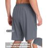imagebaleaf Mens Mountain Bike Shorts 4D Padded Loosefit MTB Cycling Lightweight Bicycle Biking Shorts Zipper PocketsDark Gray