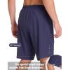 imagebaleaf Mens Mountain Bike Shorts 4D Padded Loosefit MTB Cycling Lightweight Bicycle Biking Shorts Zipper PocketsNavy Blue