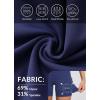 imagebaleaf Sweatleaf Womens Workout Shorts Light Compression High Waisted Yoga Spandex Volleyball Biker Shorts 3 PocketsBlue