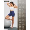 imagebaleaf Sweatleaf Womens Workout Shorts Light Compression High Waisted Yoga Spandex Volleyball Biker Shorts 3 PocketsBlue
