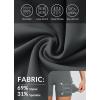 imagebaleaf Sweatleaf Womens Workout Shorts Light Compression High Waisted Yoga Spandex Volleyball Biker Shorts 3 PocketsGrey
