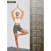 imagebaleaf Sweatleaf Womens Workout Shorts Light Compression High Waisted Yoga Spandex Volleyball Biker Shorts 3 PocketsGrey