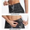 imagebaleaf Sweatleaf Womens Workout Shorts Light Compression High Waisted Yoga Spandex Volleyball Biker Shorts 3 PocketsTie Dye Blacksofter