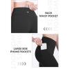 imagebaleaf Womens 10quot Long Bermuda Shorts Above Knee Length with 3 Pockets Walking Athletic Workout High Rise Yoga RunningBlack