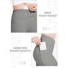 imagebaleaf Womens 10quot Long Bermuda Shorts Above Knee Length with 3 Pockets Walking Athletic Workout High Rise Yoga RunningGrey