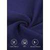 imagebaleaf Womens 10quot Long Bermuda Shorts Above Knee Length with 3 Pockets Walking Athletic Workout High Rise Yoga RunningNavy Blue