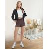 imagebaleaf Womens 12quot Long Bermuda Shorts Knee Length Cotton Athletic Shorts Sweat Casual Lounge Walking Summer4dark Brown