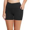 imagebaleaf Womens 8quot 5quot 3quot Biker Shorts High Waist Yoga Workout Gym Running Volleyball Spandex Shorts with PocketsBlackclassic