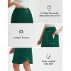 imagebaleaf Skorts for Women 20quot Golf Athletic Tennis Skirts Knee Length Pickleball Hiking Casual Skort Zipper Pockets UPF50Dark Green