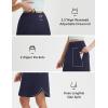 imagebaleaf Skorts for Women 20quot Golf Athletic Tennis Skirts Knee Length Pickleball Hiking Casual Skort Zipper Pockets UPF50Navy Blue