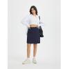 imagebaleaf Skorts for Women 20quot Golf Athletic Tennis Skirts Knee Length Pickleball Hiking Casual Skort Zipper Pockets UPF50Navy Blue
