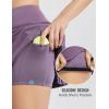 imagebaleaf Womens Pleated Tennis Skirt Golf Skorts for Woman High Waisted Lightweight Athletic Shorts PocketsCardamom Purple