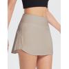 imagebaleaf Womens Pleated Tennis Skirt Golf Skorts for Woman High Waisted Lightweight Athletic Shorts PocketsKhaki