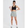 imagebaleaf Womens Pleated Tennis Skirt Golf Skorts for Woman High Waisted Lightweight Athletic Shorts PocketsLight Grey