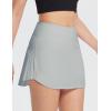 imagebaleaf Womens Pleated Tennis Skirt Golf Skorts for Woman High Waisted Lightweight Athletic Shorts PocketsLight Grey