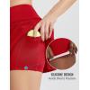 imagebaleaf Womens Pleated Tennis Skirt Golf Skorts for Woman High Waisted Lightweight Athletic Shorts PocketsRed