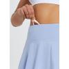 imagebaleaf Womens Pleated Tennis Skirts Athletic Golf Skorts for Women with Pockets Shorts High Waisted Workout Layered RuffleBlue