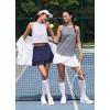imagebaleaf Womens Pleated Tennis Skirts Athletic Golf Skorts for Women with Pockets Shorts High Waisted Workout Layered RuffleNavy