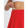 imagebaleaf Womens Pleated Tennis Skirts Athletic Golf Skorts for Women with Pockets Shorts High Waisted Workout Layered RuffleRed
