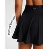 imagebaleaf Womens Tennis Skirts High Waisted Tummy Control Pleated Athletic Golf Skorts Skirts for Running with 2 PocketsBlack