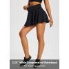 imagebaleaf Womens Tennis Skirts High Waisted Tummy Control Pleated Athletic Golf Skorts Skirts for Running with 2 PocketsBlack